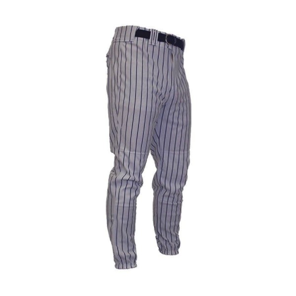 Rawlings RBBP95 Grey/Navy Pinstripe Baseball Pant Adult Sports Direct USA